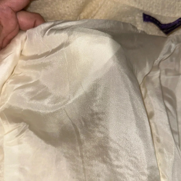 Ralph Lauren Collection Purple Label Wool Tweed Jacket Blazer Womens 10 Luxury - Picture 10 of 14